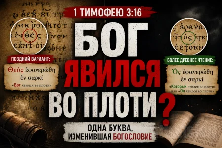 Бог явился во плоти?